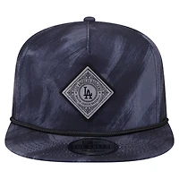 Men's New Era Navy Los Angeles Dodgers Printed Golfer Snapback Hat