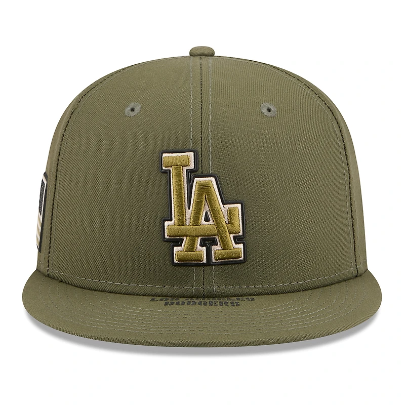 Men's New Era  Olive Los Angeles Dodgers 2026 Armed Forces Day 59FIFTY Fitted Hat