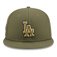 Men's New Era  Olive Los Angeles Dodgers 2026 Armed Forces Day 59FIFTY Fitted Hat