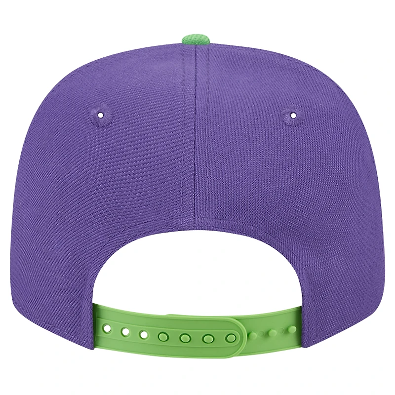 Men's New Era Purple/Light Green Los Angeles Dodgers 2024 Big League Chew Flavor Pack 9SEVENTY Adjustable Hat