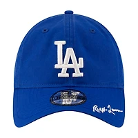 Casquette ajustable New Era Ralph Lauren x MLB Royal Los Angeles Dodgers 9TWENTY pour homme