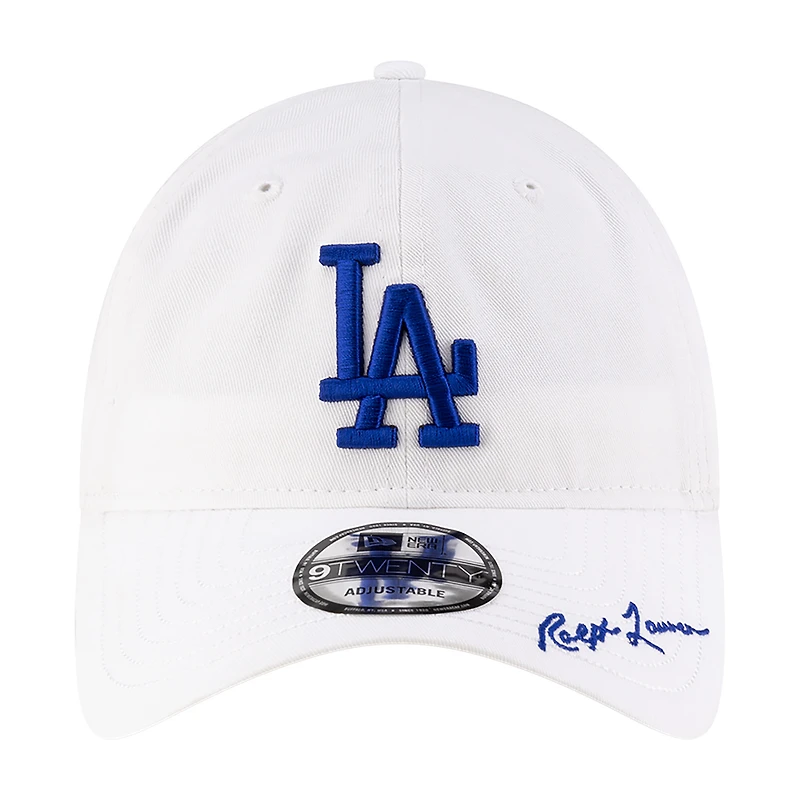 Men's New Era Ralph Lauren x MLB  White Los Angeles Dodgers 9TWENTY Adjustable Hat