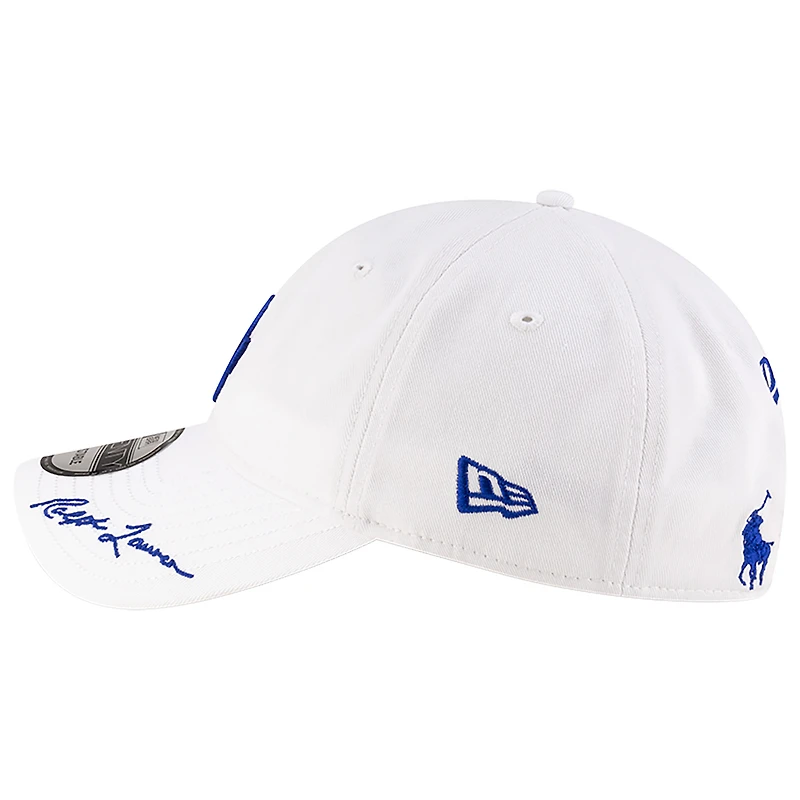 Men's New Era Ralph Lauren x MLB  White Los Angeles Dodgers 9TWENTY Adjustable Hat
