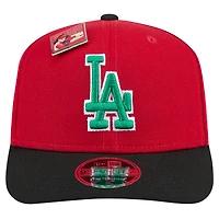 Men's New Era Red/Black Los Angeles Dodgers 2024 Big League Chew Flavor Pack 9SEVENTY Adjustable Hat