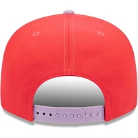 Men's New Era Red/Purple Los Angeles Dodgers Spring Basic Two-Tone 9FIFTY Snapback Hat