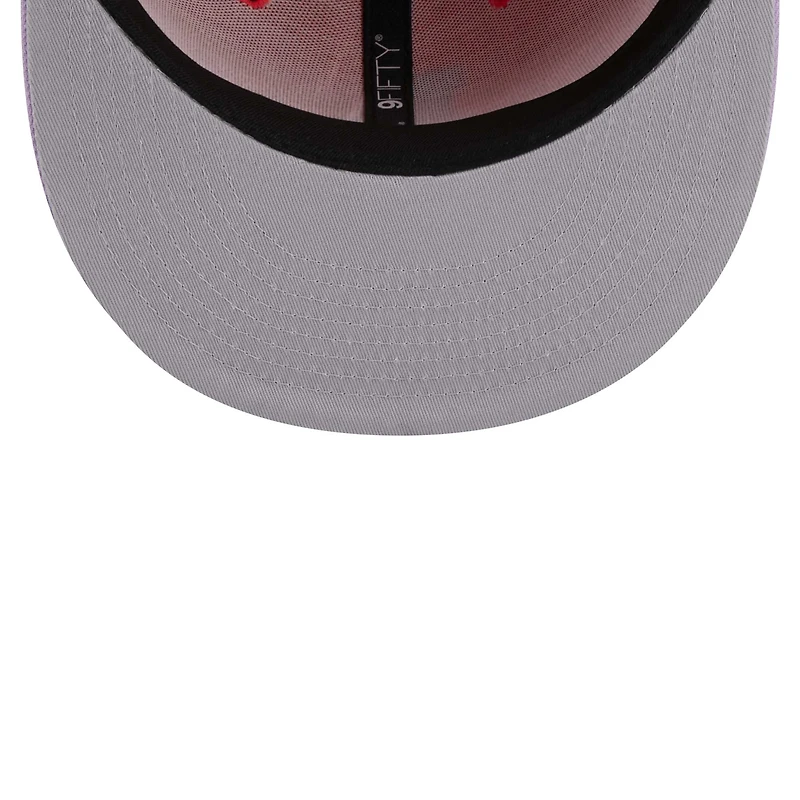 Men's New Era Red/Purple Los Angeles Dodgers Spring Basic Two-Tone 9FIFTY Snapback Hat