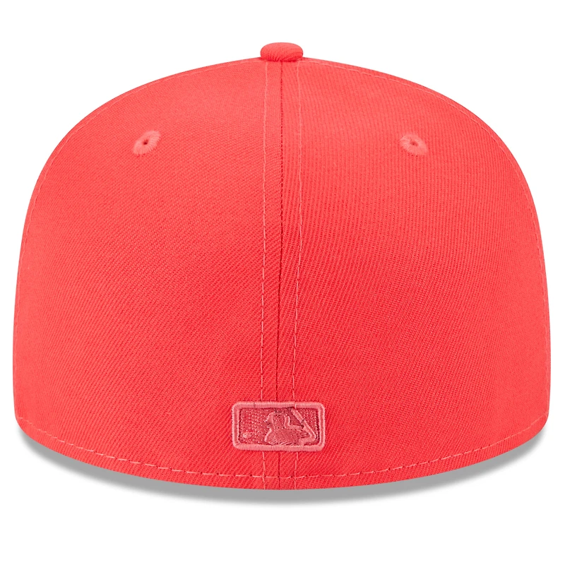 Men's New Era Red Los Angeles Dodgers 2023 Spring Color Basic 59FIFTY Fitted Hat