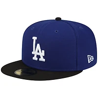 Casquette ajustée 59FIFTY Los Angeles Dodgers 2022 City Connect New Era pour homme, bleu roi/noir