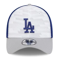 Men's New Era Royal/Gray Los Angeles Dodgers 2025 MLB Clubhouse 39THIRTY Flex Hat