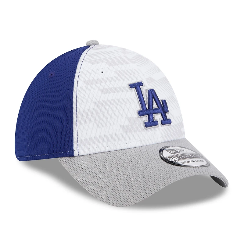 Men's New Era Royal/Gray Los Angeles Dodgers 2025 MLB Clubhouse 39THIRTY Flex Hat