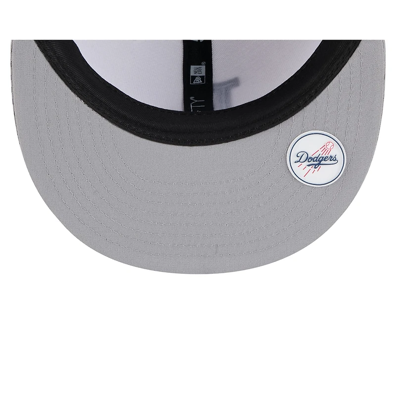 Men's New Era Royal/Gray Los Angeles Dodgers 2025 MLB Clubhouse 59FIFTY Fitted Hat