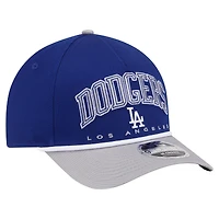 Men's New Era Royal/Gray Los Angeles Dodgers Arch 9FORTY A-Frame M-Crown Adjustable Hat