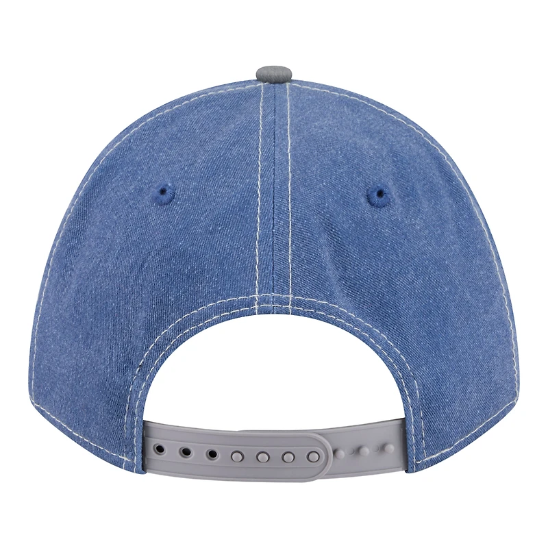 Men's New Era  Royal/Gray Los Angeles Dodgers Felt M-Crown 9FORTY Adjustable Hat