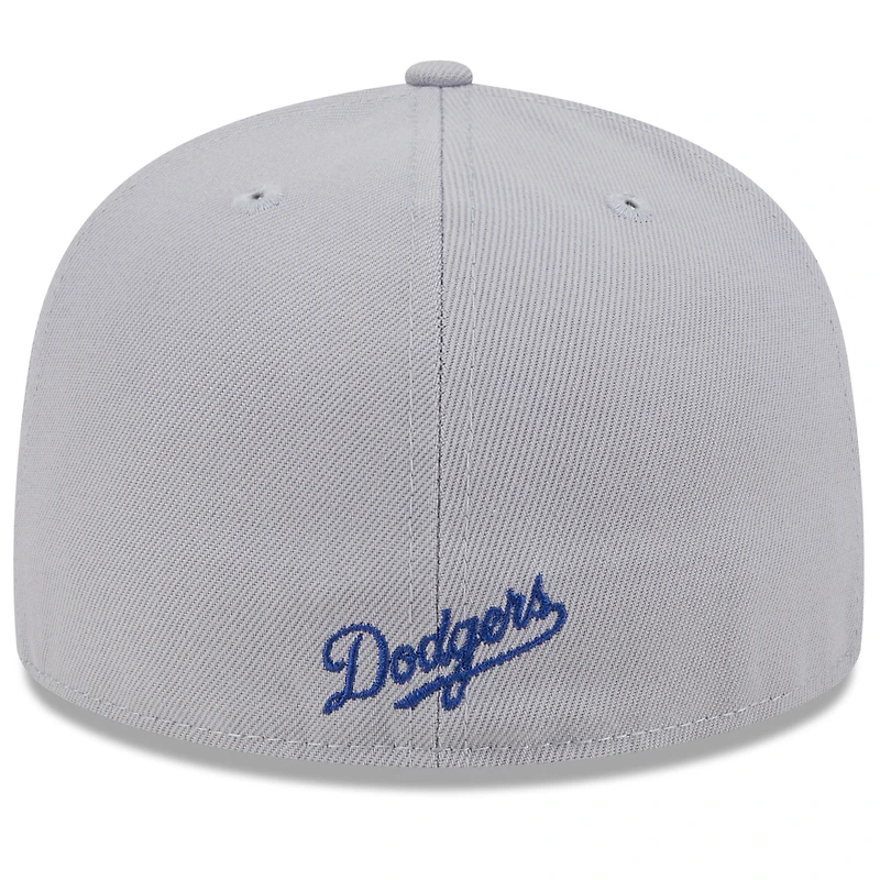 Men's New Era Royal/Gray Los Angeles Dodgers Gameday Sideswipe 59FIFTY Fitted Hat