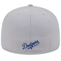 Men's New Era Royal/Gray Los Angeles Dodgers Gameday Sideswipe 59FIFTY Fitted Hat