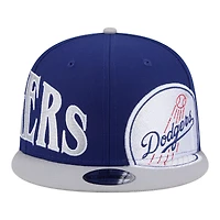 Men's New Era Royal/Gray Los Angeles Dodgers Stretched Two-Tone 9FIFTY Adjustable Hat