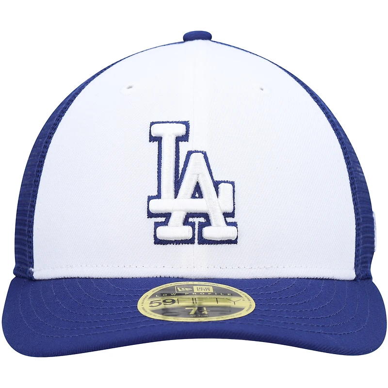 Men's New Era  Royal/White Los Angeles Dodgers 2023 On-Field Batting Practice Low Profile 59FIFTY Fitted Hat