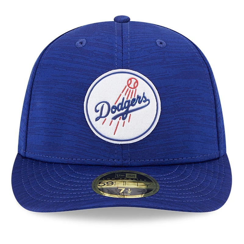 Men's New Era Royal Los Angeles Dodgers Clubhouse Low Profile 59FIFTY Fitted Hat