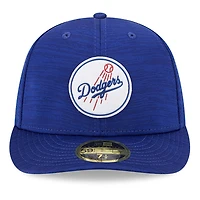 Men's New Era Royal Los Angeles Dodgers Clubhouse Low Profile 59FIFTY Fitted Hat