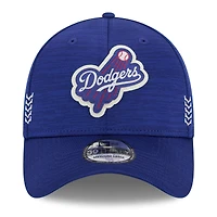 Men's New Era  Royal Los Angeles Dodgers 2024 Clubhouse 39THIRTY Flex Fit Hat