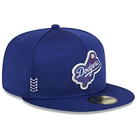 Men's New Era  Royal Los Angeles Dodgers 2024 MLB Clubhouse 59FIFTY Fitted Hat