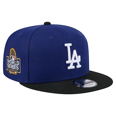 Casquette Snapback 9FIFTY Los Angeles Dodgers Royal New Era pour homme Champions de la Série mondiale 2024