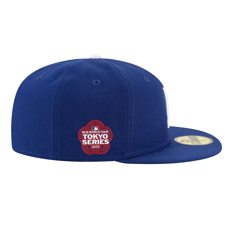 Men's New Era  Royal Los Angeles Dodgers 2025 MLB World Tour: Tokyo Series Side Patch 59FIFTY Fitted Hat