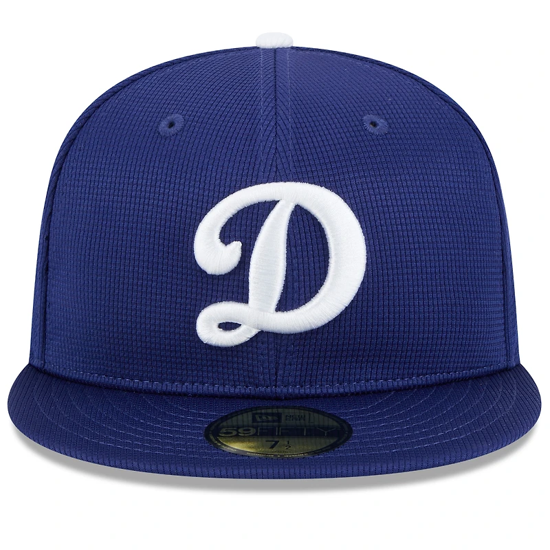 Men's New Era  Royal Los Angeles Dodgers 2025 Spring Training 59FIFTY Fitted Hat