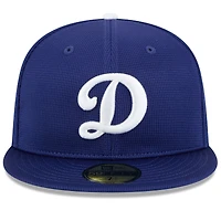 Men's New Era  Royal Los Angeles Dodgers 2025 Spring Training 59FIFTY Fitted Hat