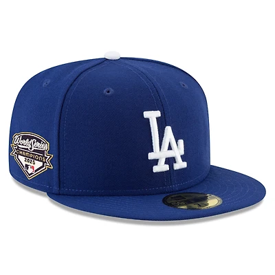 Men's New Era Royal Los Angeles Dodgers 2025 World Series Champions 59FIFTY Fitted Hat
