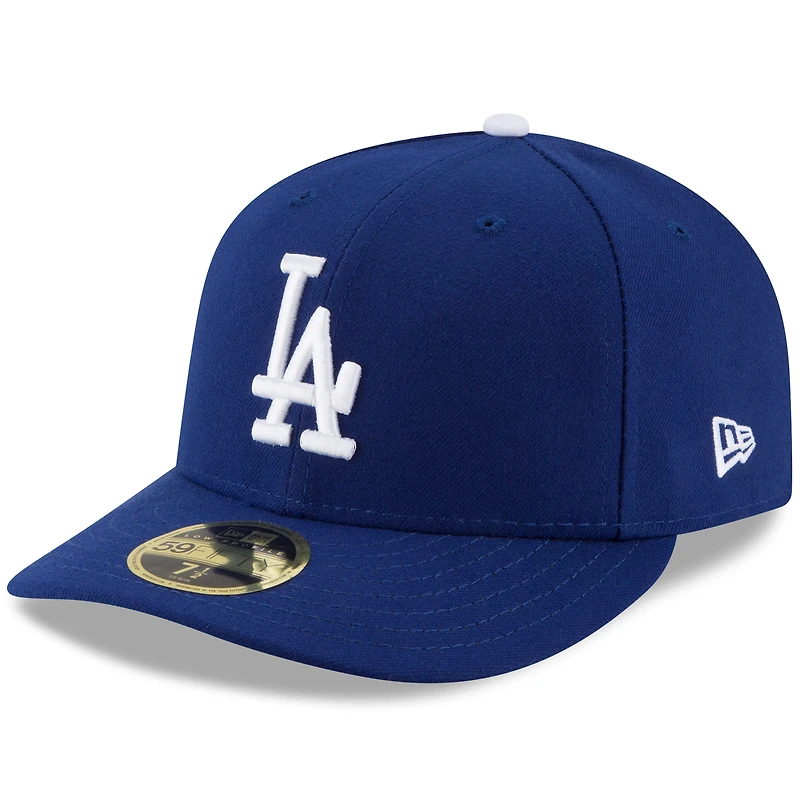 Casquette ajustée 59FIFTY à profil bas New Era Royal Los Angeles Dodgers 2025 World Series pour homme avec patch latéral