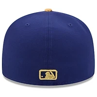 Casquette ajustée New Era Royal Los Angeles Dodgers Collection Or 2026 pour homme