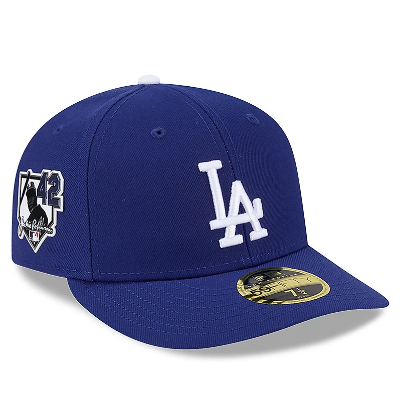 Casquette ajustée New Era Royal Los Angeles Dodgers 2026 Jackie Robinson Day 59FIFTY pour homme