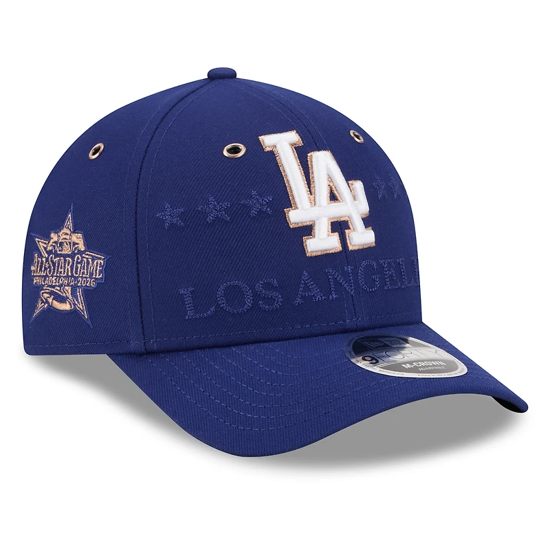 Casquette ajustable New Era Royal Los Angeles Dodgers 2026 MLB All-Star Game 9FORTY M-Crown pour homme