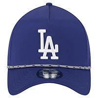 Casquette New Era Royal Los Angeles Dodgers 39THIRTY A-Frame perforée et flexible pour homme