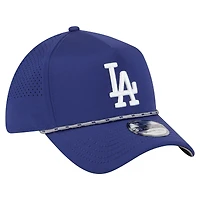 Casquette New Era Royal Los Angeles Dodgers 39THIRTY A-Frame perforée et flexible pour homme