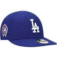 New Era Royale Los Angeles Dodgers 11 Memorial Side Patch 59FIFTY Chapeau masculin