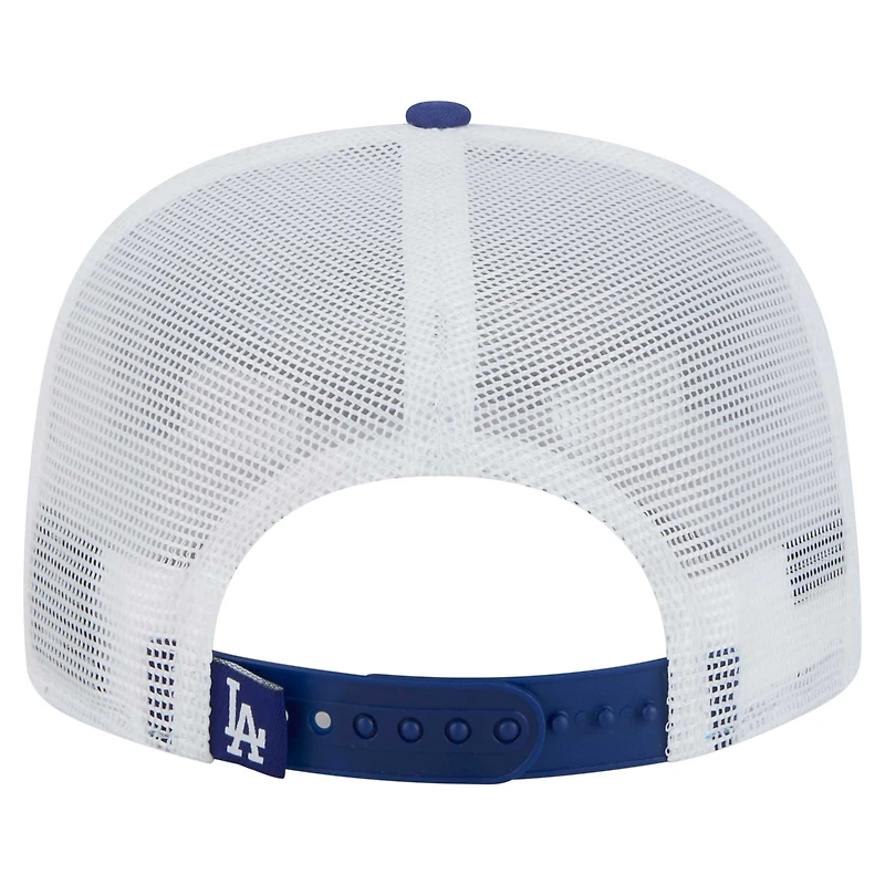 Men's New Era  Royal Los Angeles Dodgers 9FIFTY A-Frame Trucker Snapback Hat