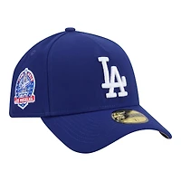Men's New Era  Royal Los Angeles Dodgers A-Frame 59FORTY Fitted Hat