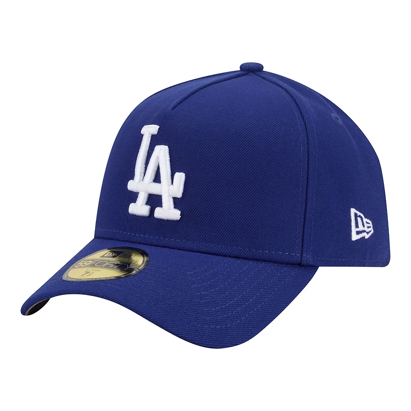 Men's New Era Royal Los Angeles Dodgers A-Frame 59FORTY Fitted Hat