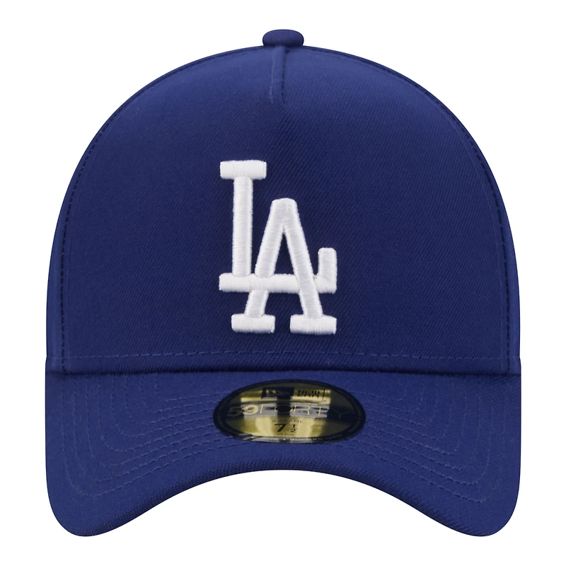 Men's New Era Royal Los Angeles Dodgers A-Frame 59FORTY Fitted Hat