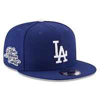 Men's New Era Royal Los Angeles Dodgers Blue Heaven On Earth Script Patch 9FIFTY Snapback Hat