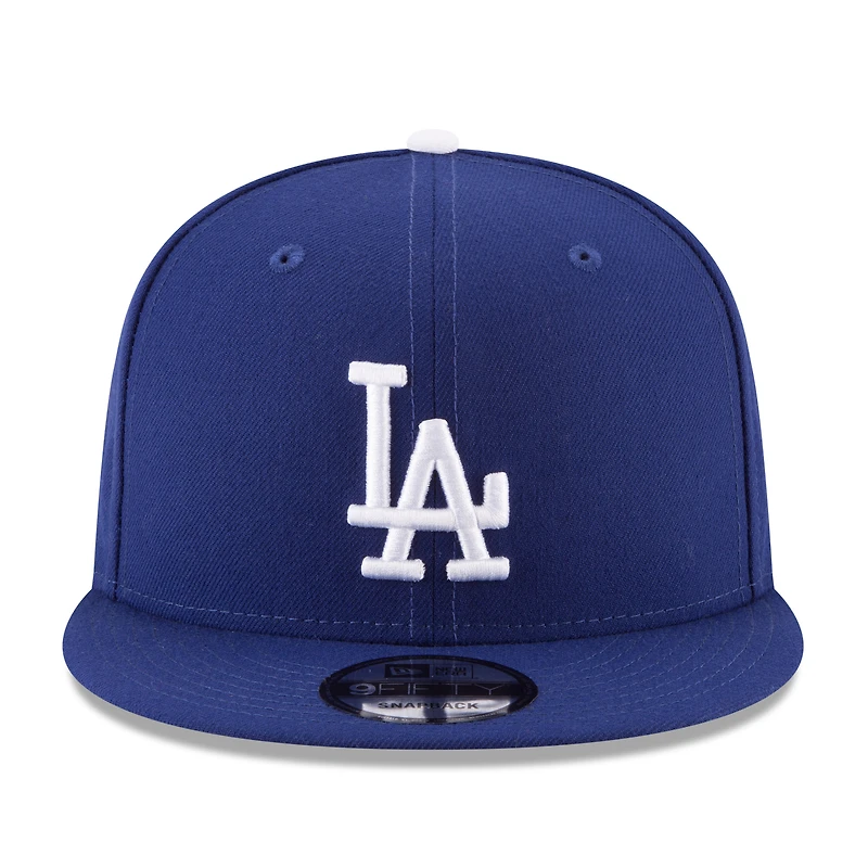 Men's New Era Royal Los Angeles Dodgers Blue Heaven On Earth Script Patch 9FIFTY Snapback Hat