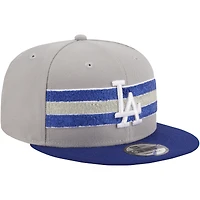 Casquette Snapback 9FIFTY Royal Los Angeles Dodgers Chenille Band New Era pour homme