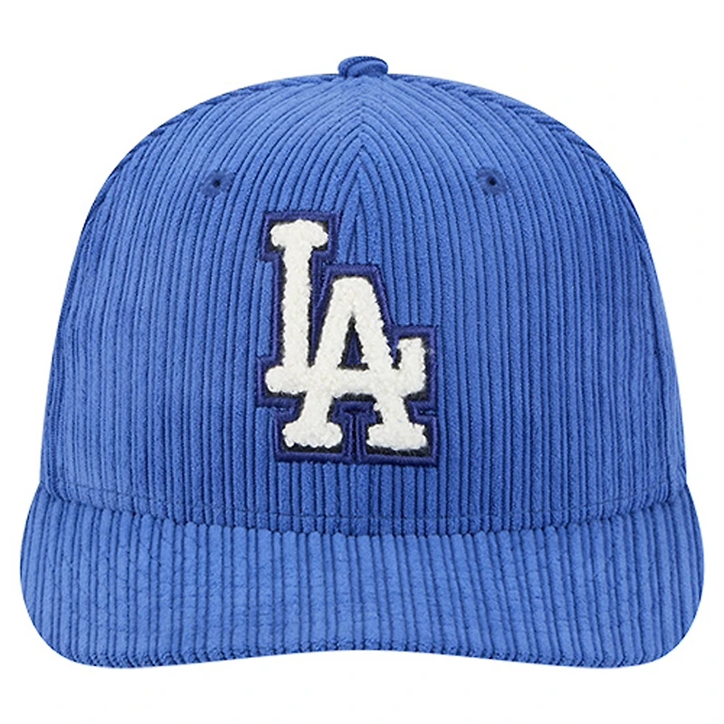 Casquette ajustée New Era Royal Los Angeles Dodgers Chenille Pop 59FIFTY pour homme