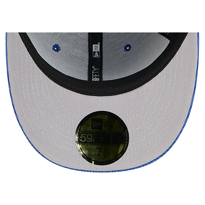 Men's New Era  Royal Los Angeles Dodgers Chenille Pop 59FIFTY Fitted Hat