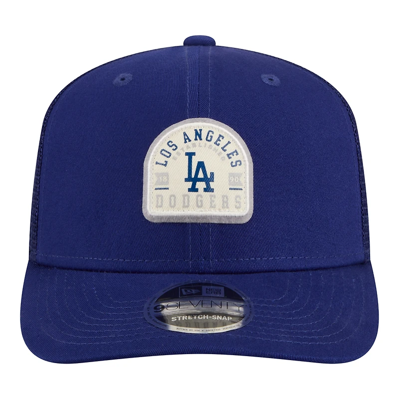 Men's New Era Royal Los Angeles Dodgers Contest 9SEVENTY Adjustable Trucker Hat