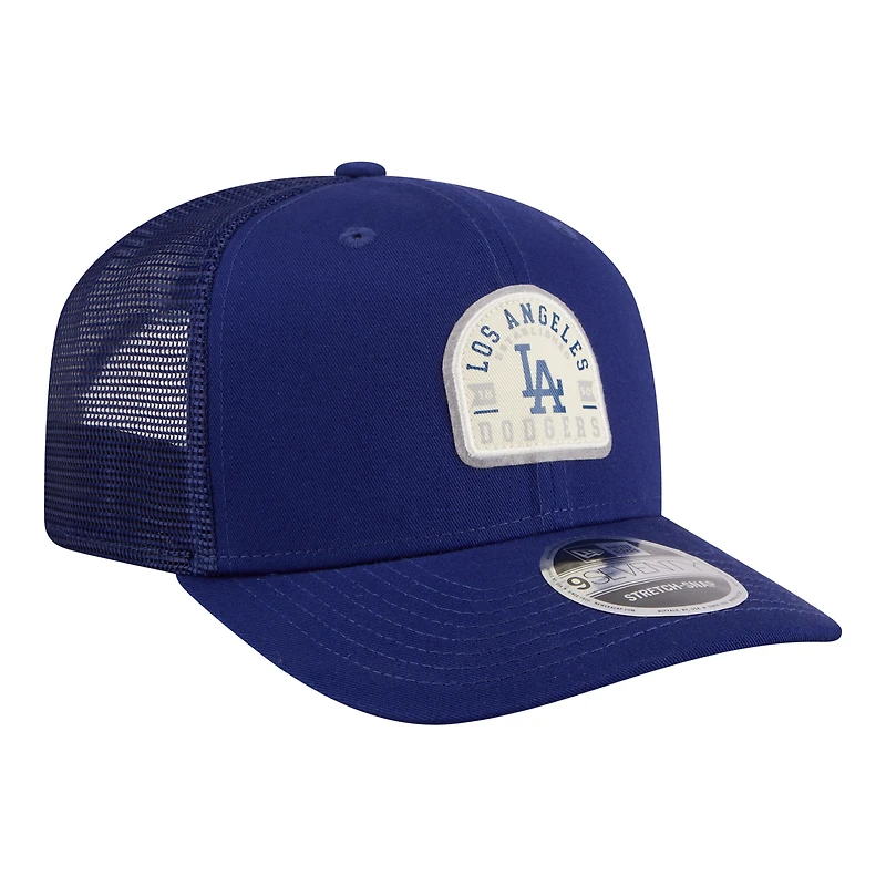 Casquette trucker ajustable New Era Royal Los Angeles Dodgers Contest 9SEVENTY pour homme