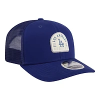 Casquette trucker ajustable New Era Royal Los Angeles Dodgers Contest 9SEVENTY pour homme