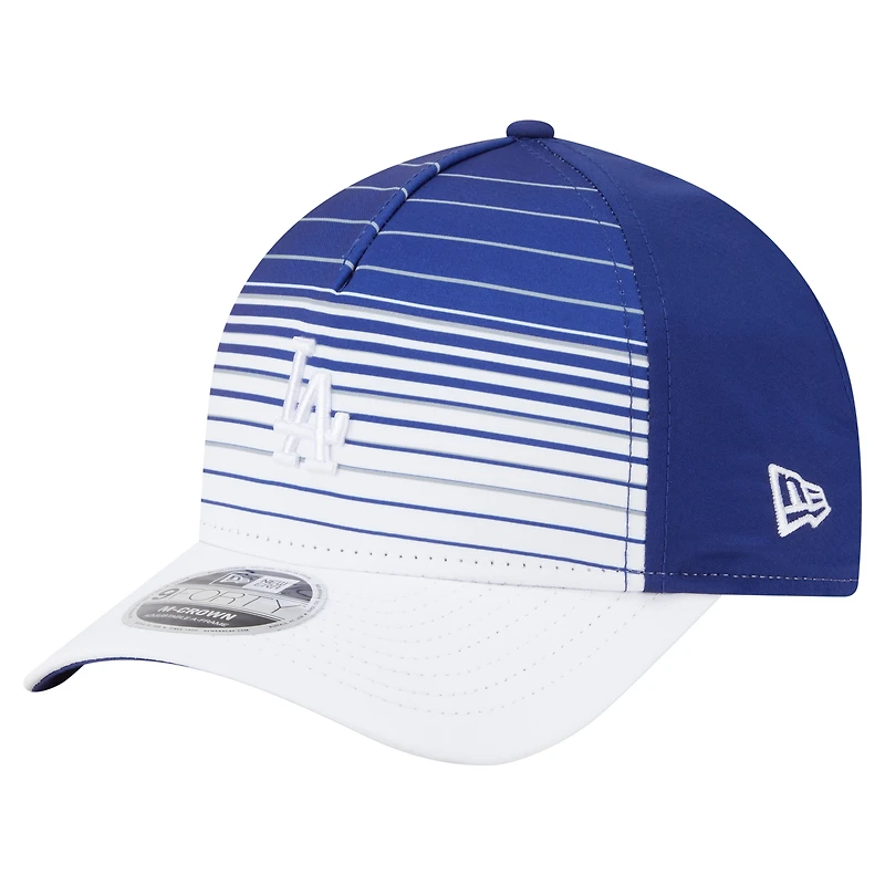 Casquette ajustable New Era Royal Los Angeles Dodgers Gradient 9FORTY M-Crown pour homme